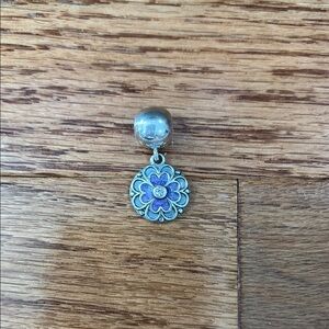 PANDORA Bloom Purple Bead Stopper Silver 925
